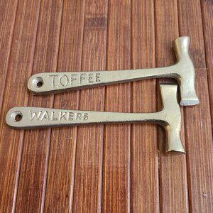 Pair of  Vintage 60's Walkers Cast Metal Toffee Hammers